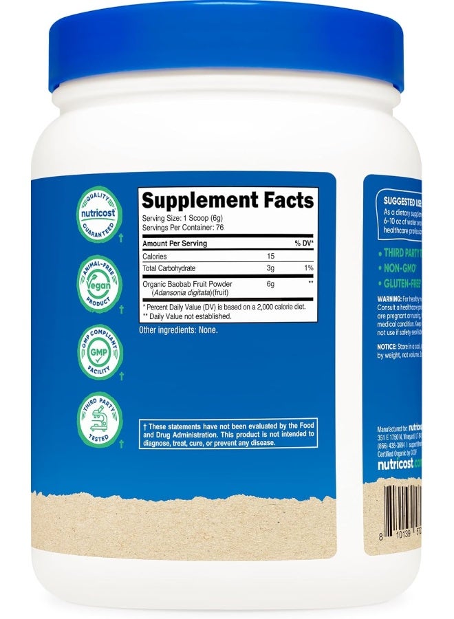 Nutricost Organic Baobab Fruit Powder Unflavored - Image 5